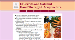 Desktop Screenshot of handtherapyandacupuncture.com